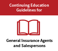 Continuing Education Guideline Program for General Insurance Agents and Sales